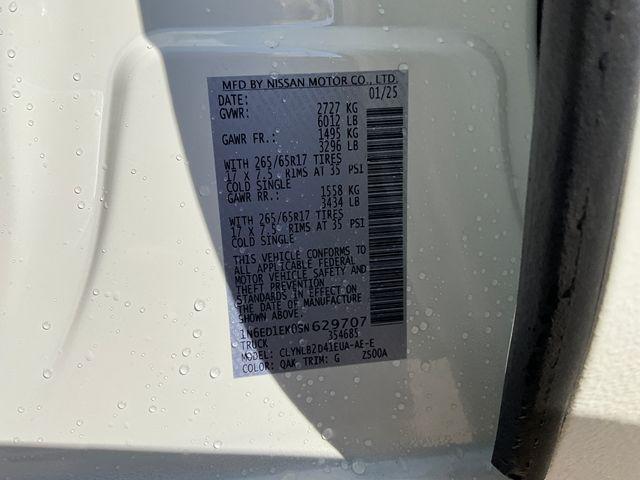 new 2025 Nissan Frontier car, priced at $41,080