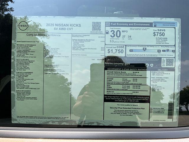 new 2025 Nissan Kicks car, priced at $27,812