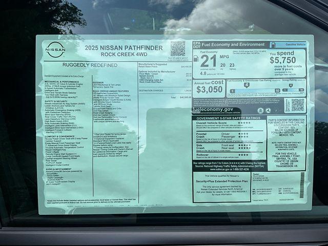 new 2025 Nissan Pathfinder car, priced at $45,467