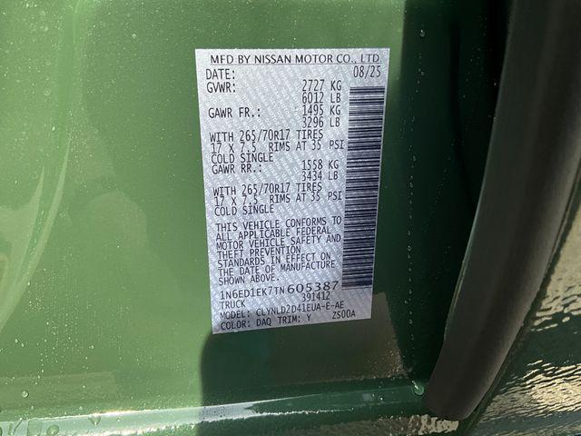 new 2026 Nissan Frontier car, priced at $48,725