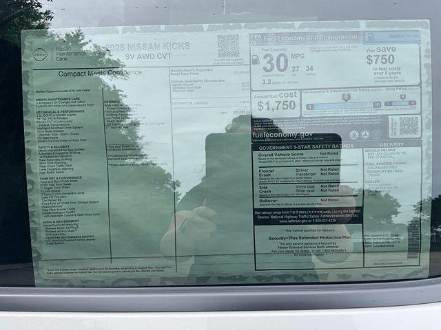 new 2025 Nissan Kicks car, priced at $26,423