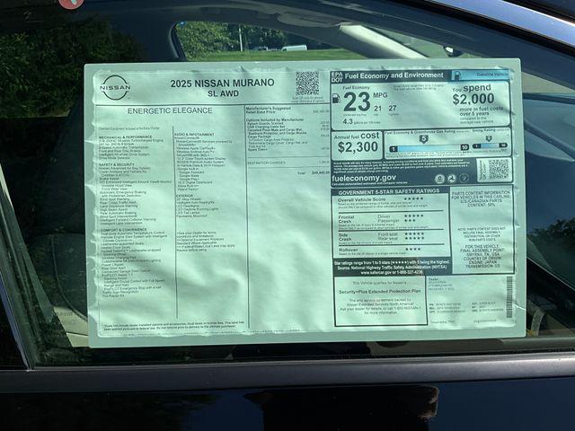 new 2025 Nissan Murano car, priced at $47,744