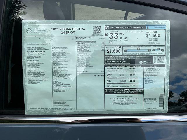 new 2025 Nissan Sentra car, priced at $28,339