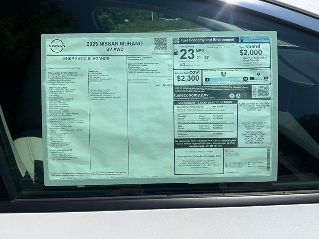 new 2025 Nissan Murano car, priced at $42,051