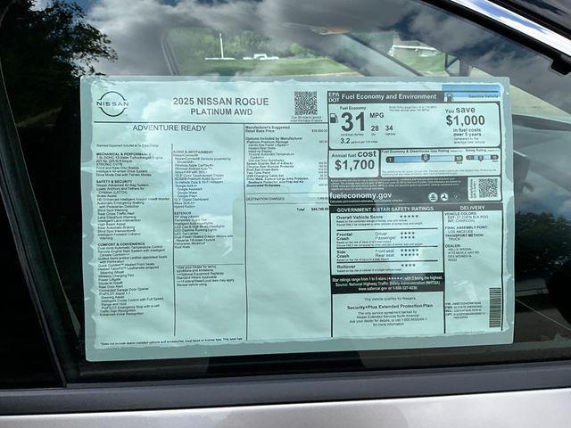 new 2025 Nissan Rogue car, priced at $44,940