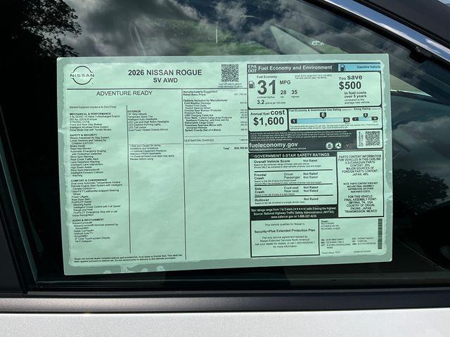 new 2026 Nissan Rogue car, priced at $33,148