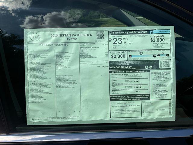 new 2025 Nissan Pathfinder car, priced at $46,935