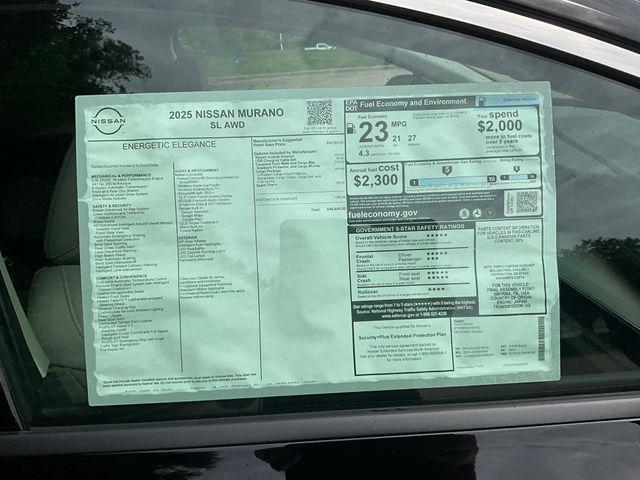 new 2025 Nissan Murano car, priced at $46,994