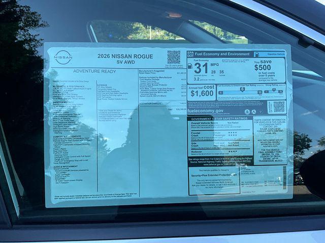 new 2026 Nissan Rogue car, priced at $33,801