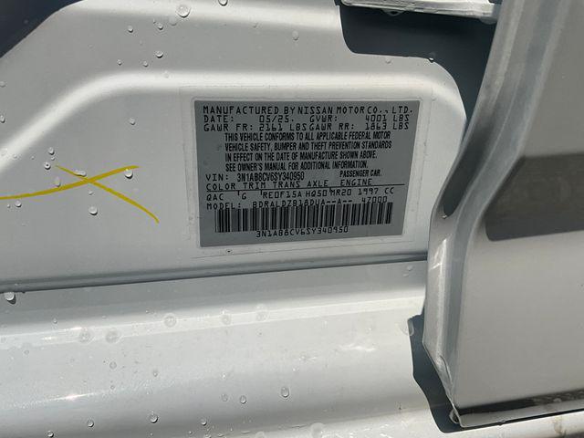 new 2025 Nissan Sentra car, priced at $23,747