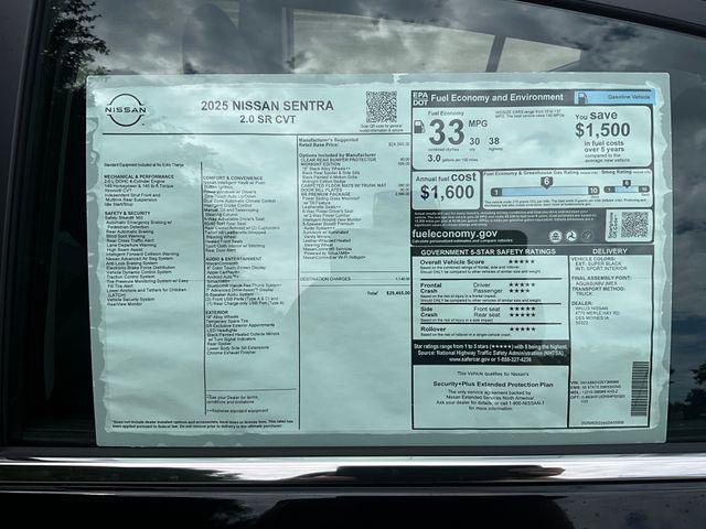 new 2025 Nissan Sentra car, priced at $28,287