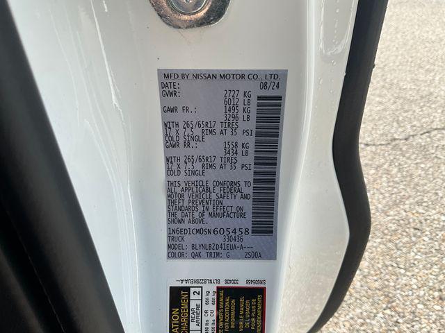 new 2025 Nissan Frontier car, priced at $37,497