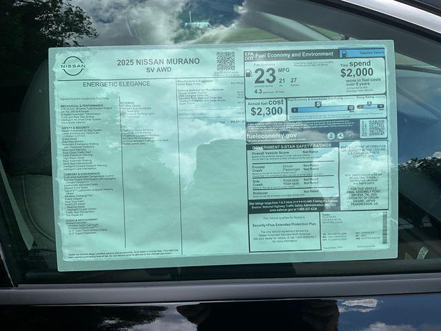new 2025 Nissan Murano car, priced at $41,809
