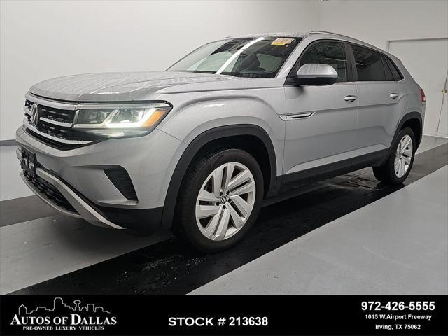 used 2021 Volkswagen Atlas Cross Sport car, priced at $25,990