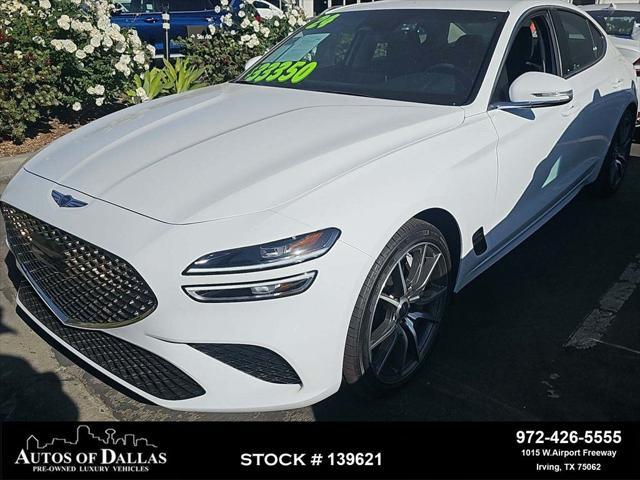 used 2024 Genesis G70 car, priced at $35,880