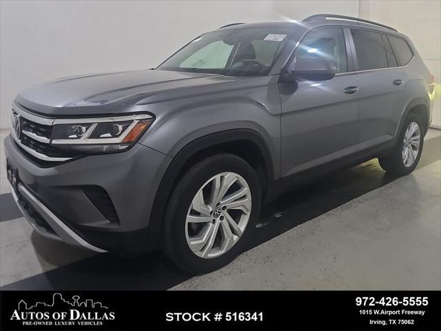 used 2021 Volkswagen Atlas car, priced at $24,490