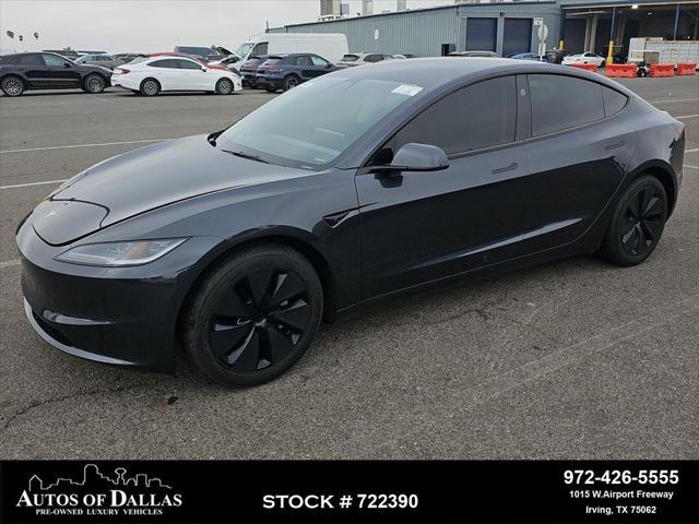 used 2024 Tesla Model 3 car, priced at $33,490