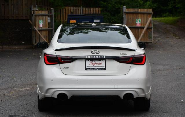 used 2018 INFINITI Q50 car, priced at $12,495