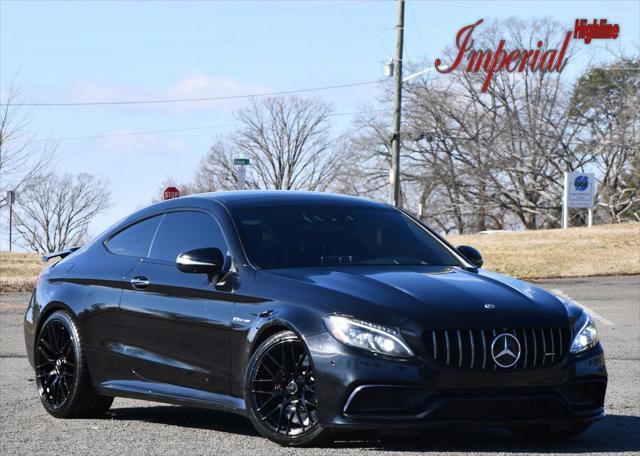 used 2018 Mercedes-Benz AMG C 63 car, priced at $42,995