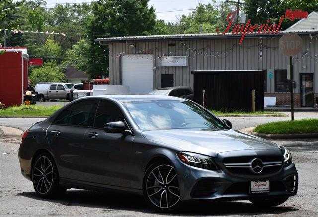 used 2021 Mercedes-Benz AMG C 43 car, priced at $39,995