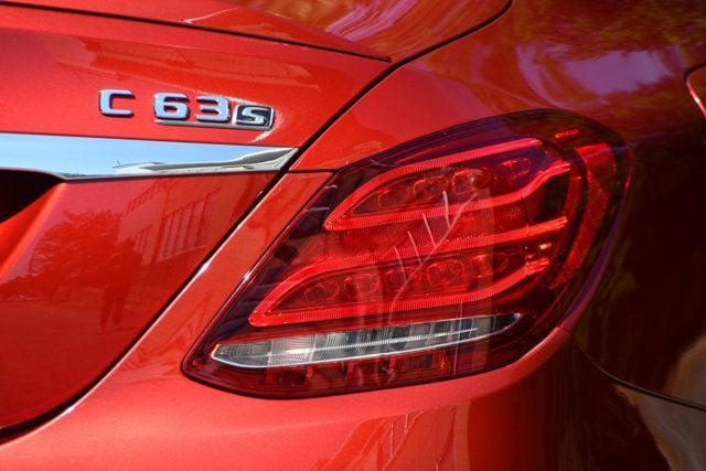 used 2017 Mercedes-Benz AMG C 63 car, priced at $34,995
