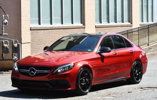 used 2017 Mercedes-Benz AMG C 63 car, priced at $34,995