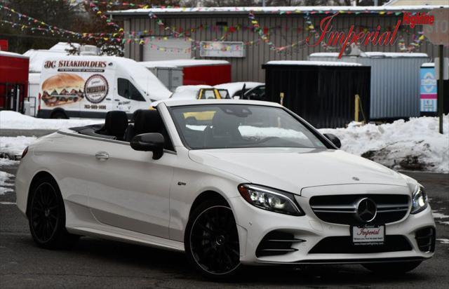 used 2019 Mercedes-Benz AMG C 43 car, priced at $37,995