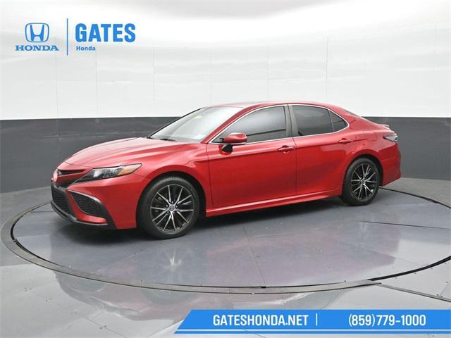 used 2021 Toyota Camry car, priced at $23,667