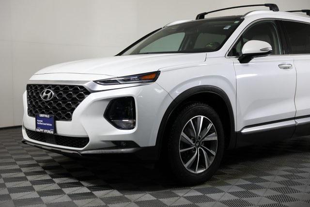 used 2020 Hyundai Santa Fe car, priced at $17,439