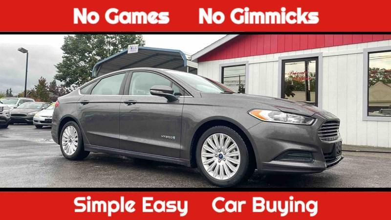 used 2015 Ford Fusion Hybrid car, priced at $10,995