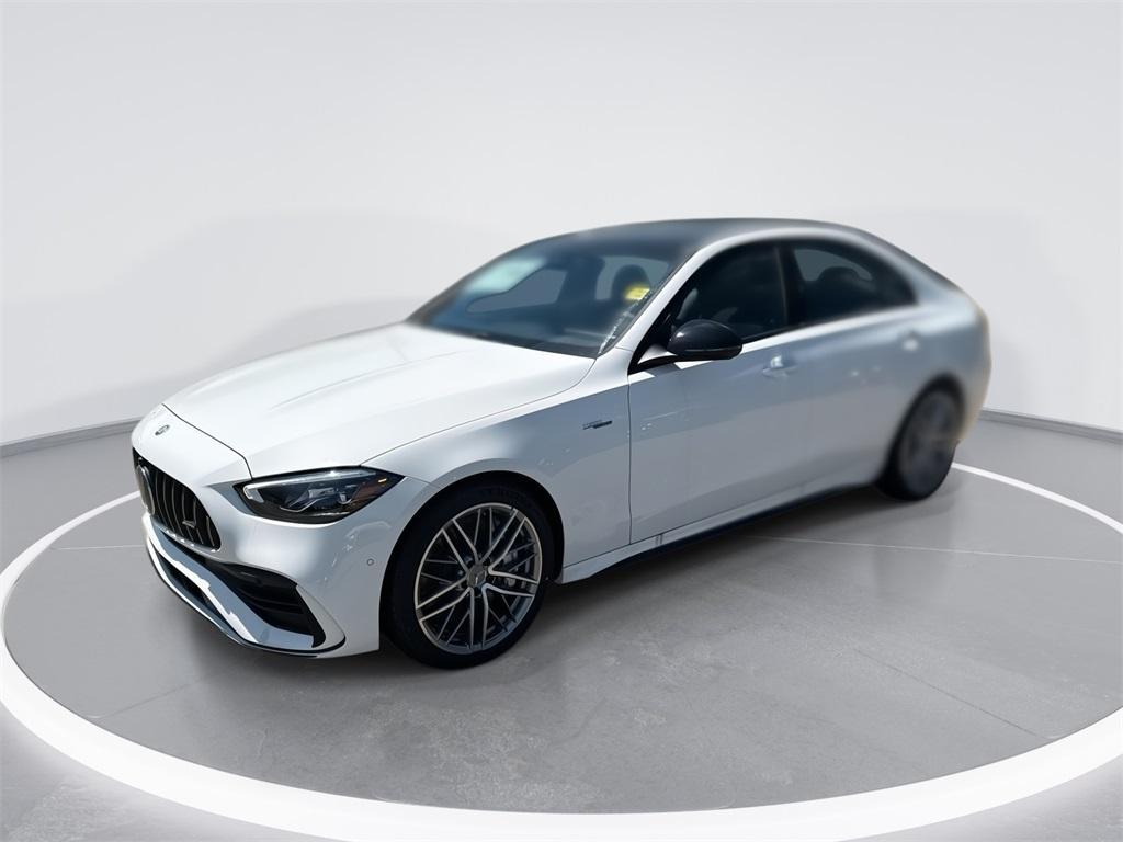 new 2025 Mercedes-Benz AMG C 43 car, priced at $71,115