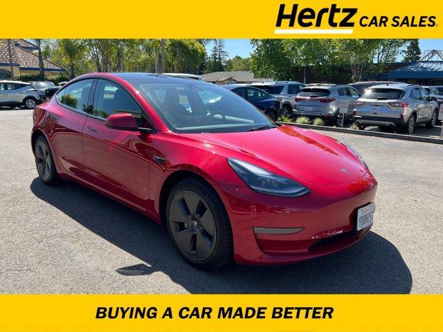 used 2023 Tesla Model 3 car, priced at $26,202