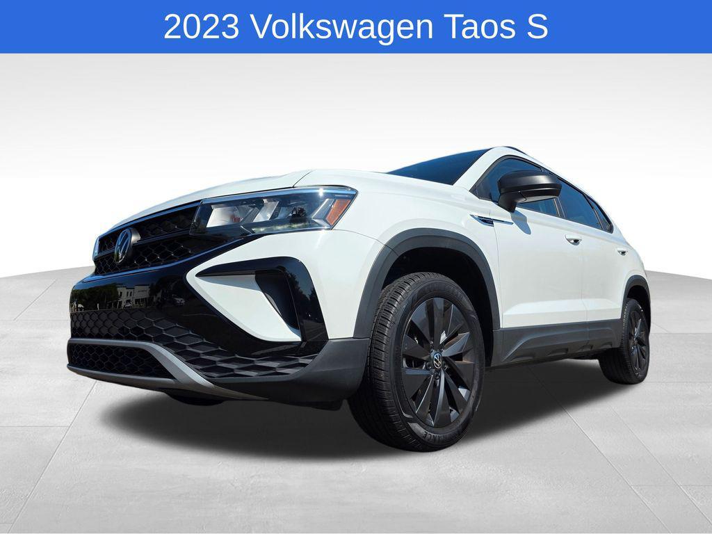 used 2023 Volkswagen Taos car, priced at $21,554