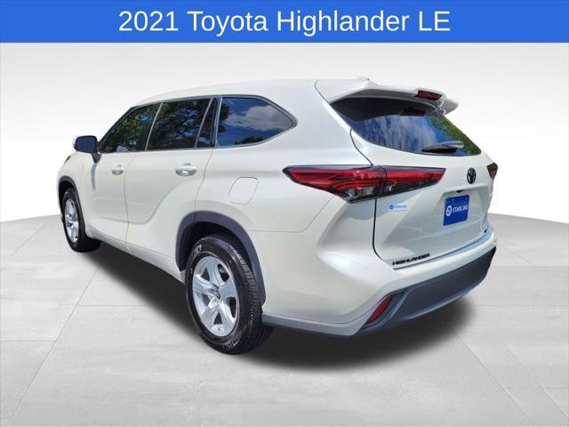 used 2021 Toyota Highlander car, priced at $26,264