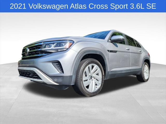 used 2021 Volkswagen Atlas Cross Sport car, priced at $21,450