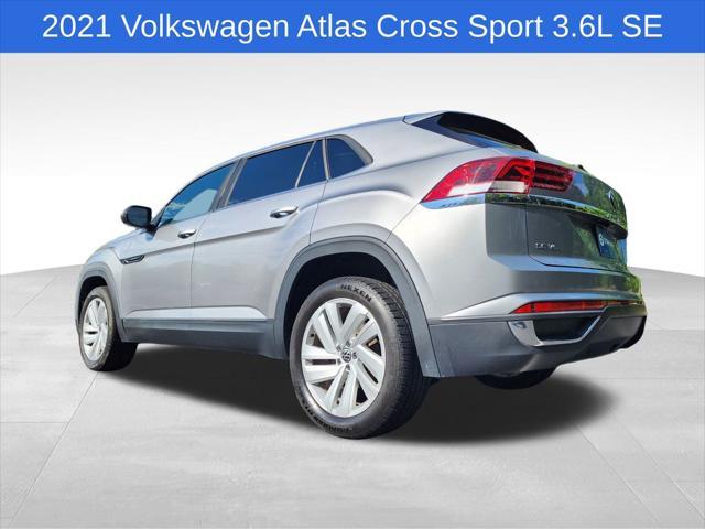 used 2021 Volkswagen Atlas Cross Sport car, priced at $21,450