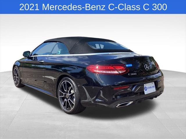 used 2021 Mercedes-Benz C-Class car, priced at $34,980