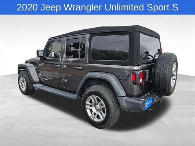 used 2020 Jeep Wrangler Unlimited car, priced at $27,482