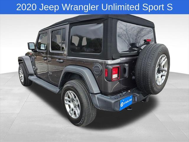 used 2020 Jeep Wrangler Unlimited car, priced at $27,482