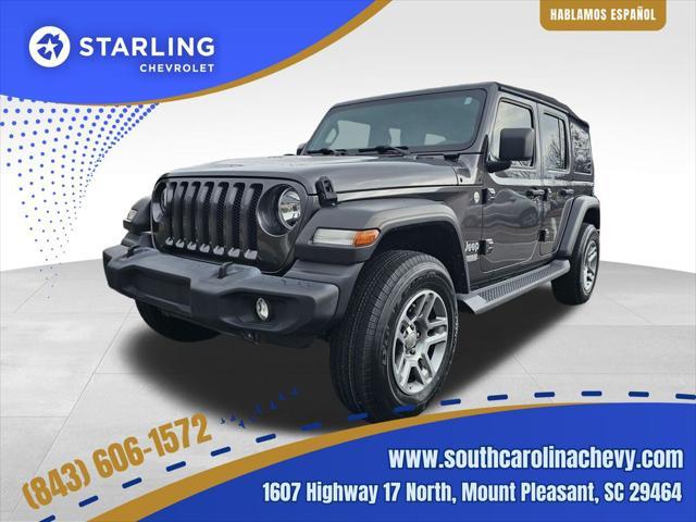 used 2020 Jeep Wrangler Unlimited car, priced at $28,999