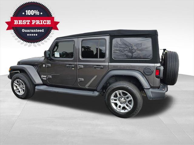 used 2020 Jeep Wrangler Unlimited car, priced at $27,482