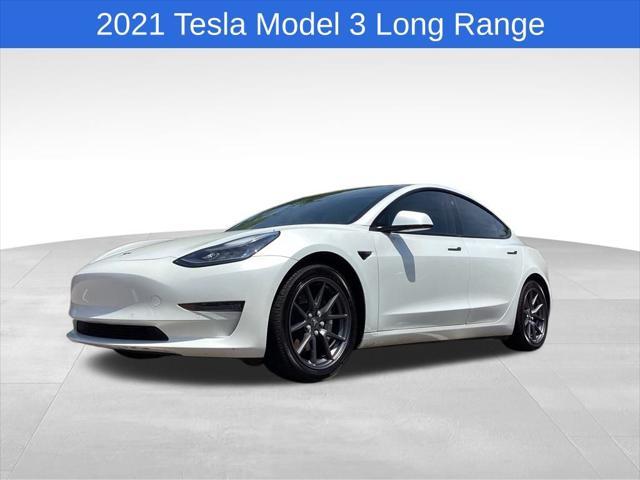 used 2021 Tesla Model 3 car, priced at $20,950