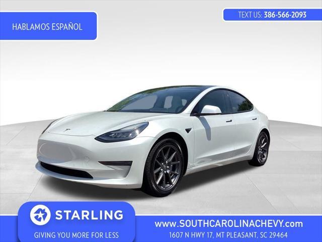 used 2021 Tesla Model 3 car, priced at $20,950