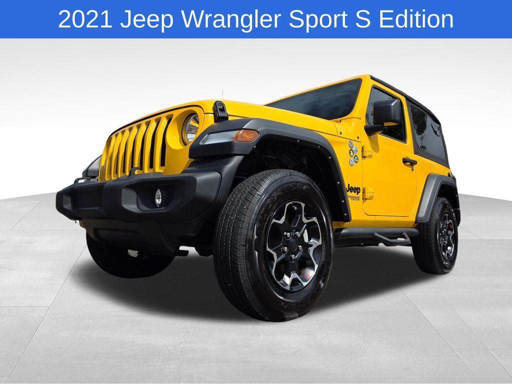 used 2021 Jeep Wrangler car, priced at $26,522