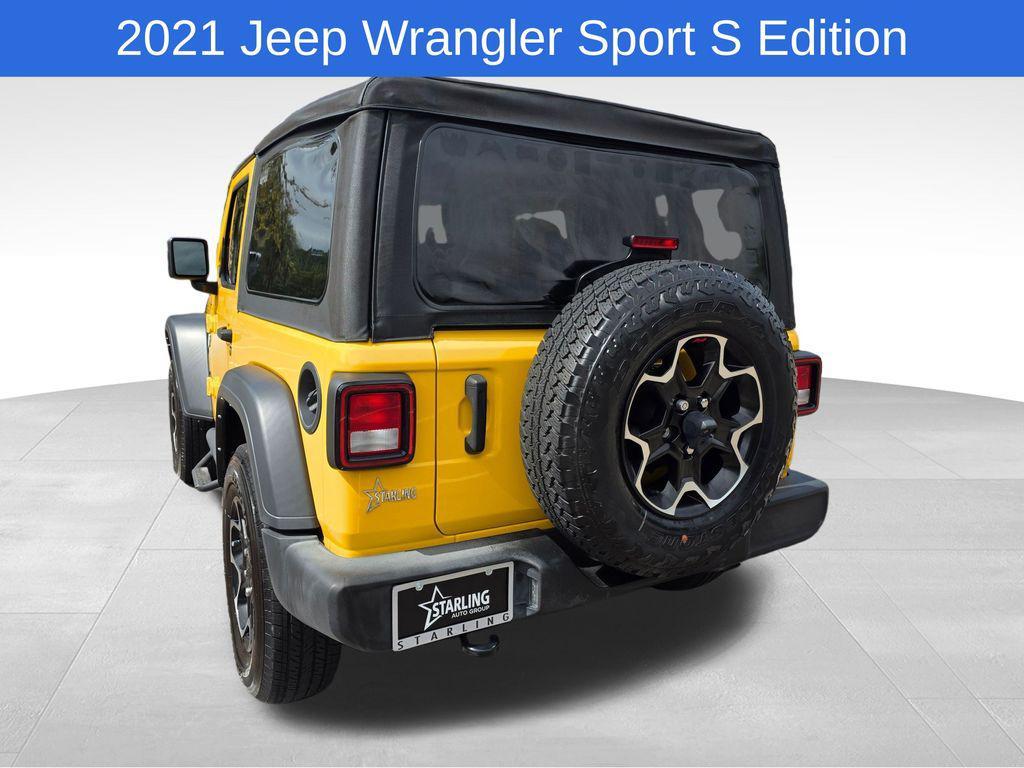 used 2021 Jeep Wrangler car, priced at $26,522