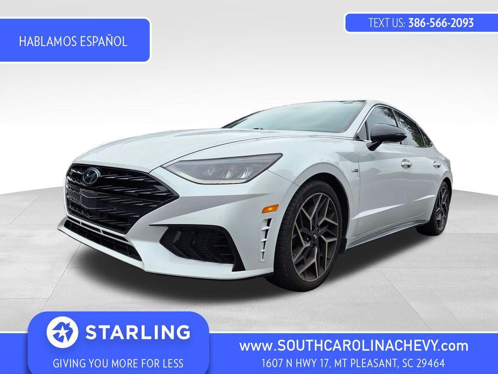 used 2022 Hyundai Sonata car, priced at $23,420