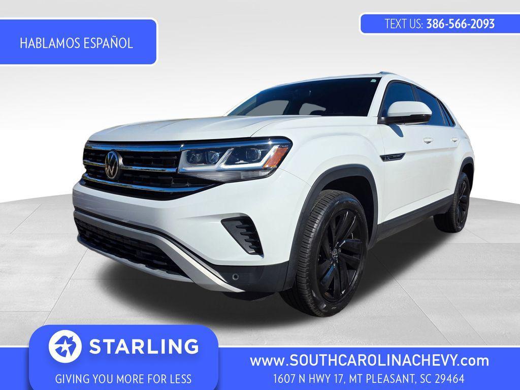used 2023 Volkswagen Atlas Cross Sport car, priced at $27,621