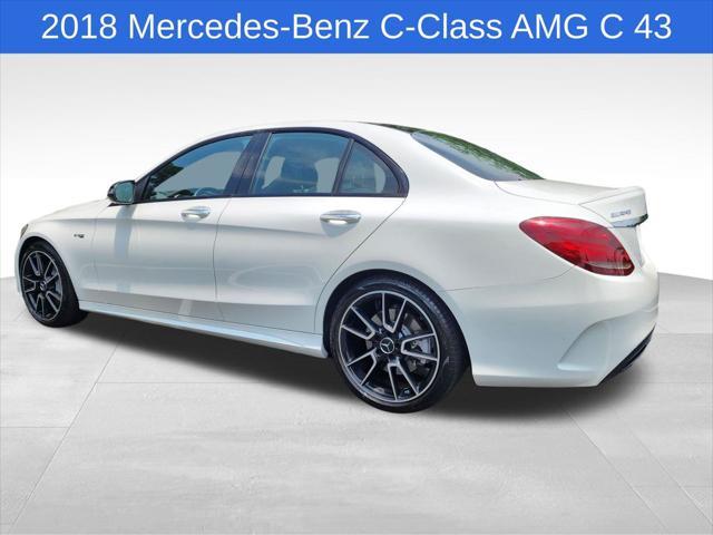 used 2018 Mercedes-Benz AMG C 43 car, priced at $30,985