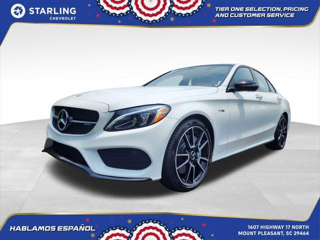 used 2018 Mercedes-Benz AMG C 43 car, priced at $30,985