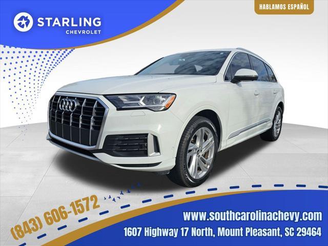 used 2021 Audi Q7 car, priced at $34,900